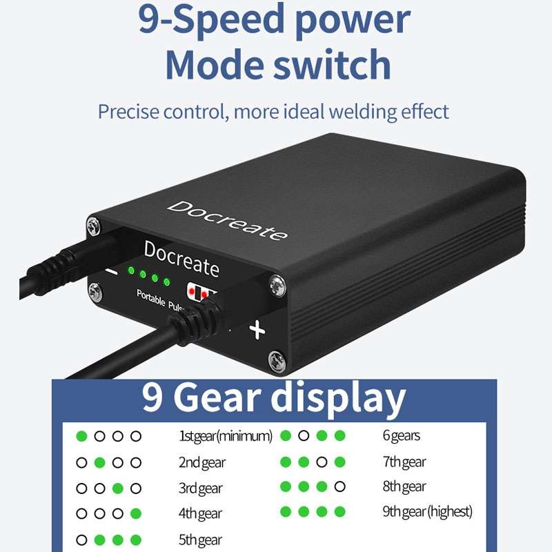 Docreate 18650 Lithium Battery Nickel Band Mini Portable Point Welding Machine With Mobile Power Fu