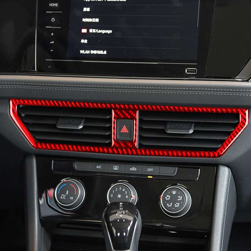 For Volkswagen Sagitar 2019-2023 2pcs /Set A Model Left-hand Drive Central Control Air Outlet Sticke