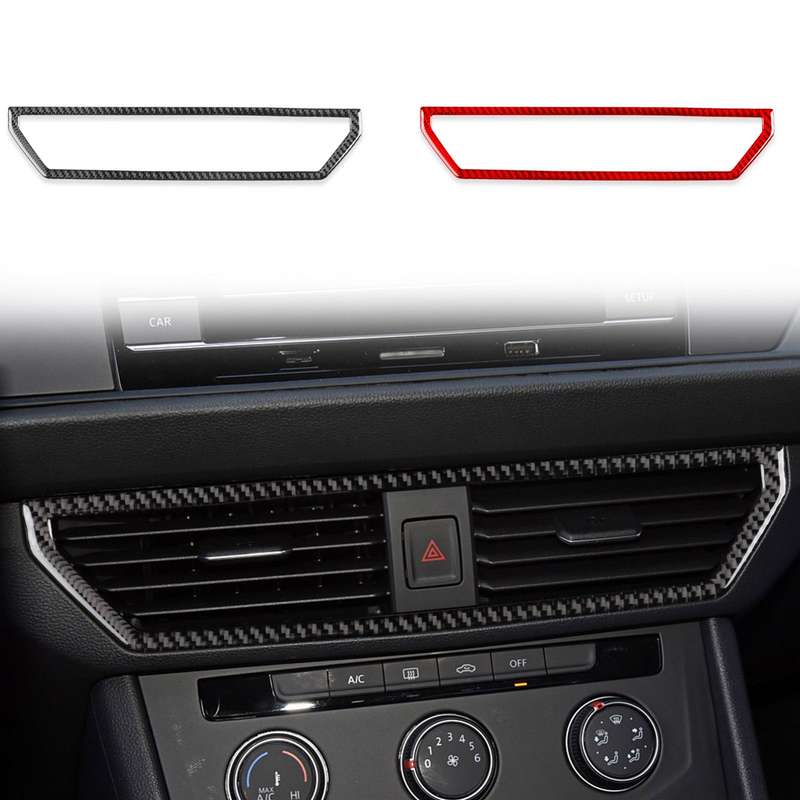 For Volkswagen Sagitar 2019-2023 Left-hand Drive Central Control Air Outlet Sticker(Red)