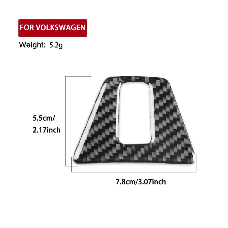For Volkswagen Sagitar 2019-2023 Left-hand Drive Trunk Switch Decoration Sticker(Black)