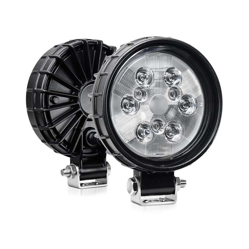 4 Inch Round Mixed Luminous Aluminum Alloy Car Work Light(Sigle)