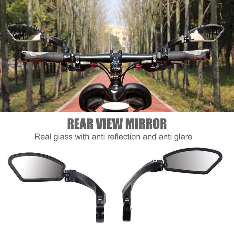 Motorcycle Wide View Rear View Mirror Bicycle Reflector, Color: Ellipse Left
