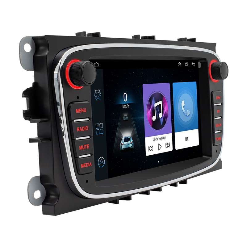 For Ford Focus 7 Inch HD Android Navigation Bluetooth RDS Radio, Size: 1+32G(Black)