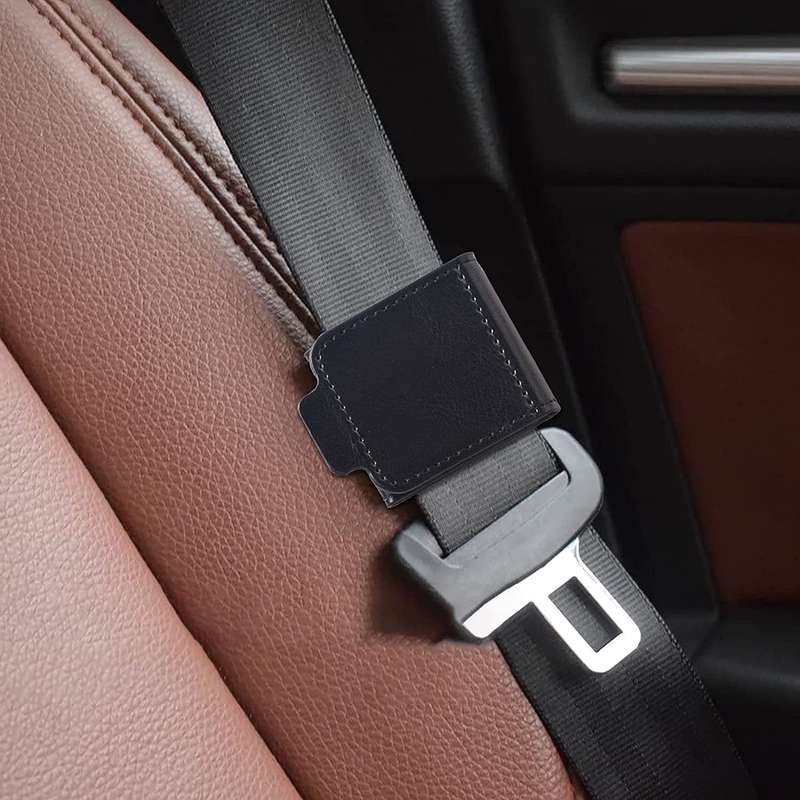 1pair Child and Adult Car Seat Belt Anti-strangle Adjuster(Black)