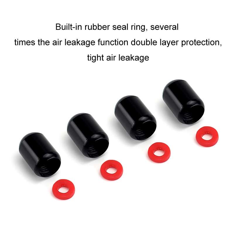 4pcs/set Aluminium Alloy Auto American Style Tyre Capsule Valve Cap(Blue)