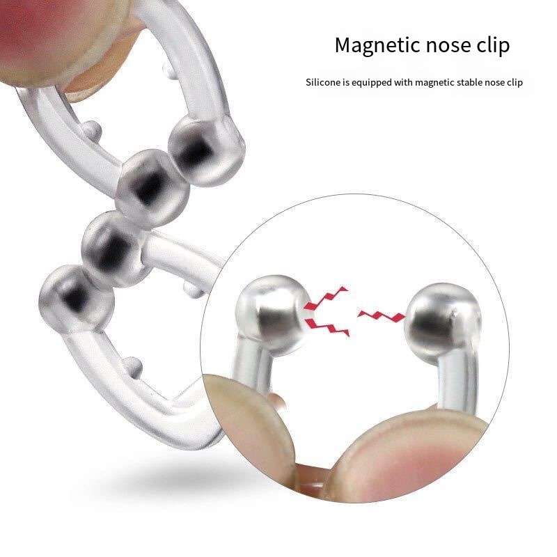 Magnetic Anti Snore Device Stop Snoring Nose Clip Sleeping Aid Apnea Guard Blister Packaging