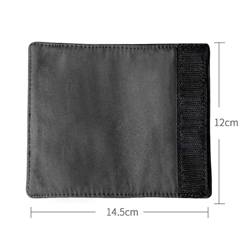 1pair Car Door Handle Decorative Anti-Scratch Cover Car Slippery Leather Inner Door Handle Protectiv
