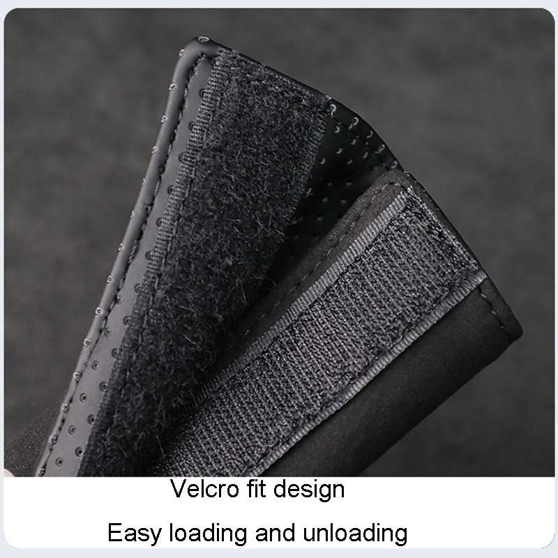 1pair Car Door Handle Decorative Anti-Scratch Cover Car Slippery Leather Inner Door Handle Protectiv
