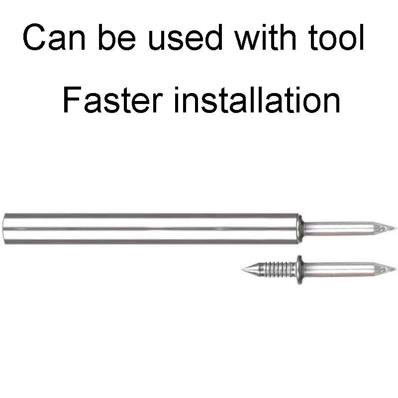 200pcs+1 Tool Skirting Non-Punch Markless Nails Single Headed Bi-Directional Crook Nails Bagged