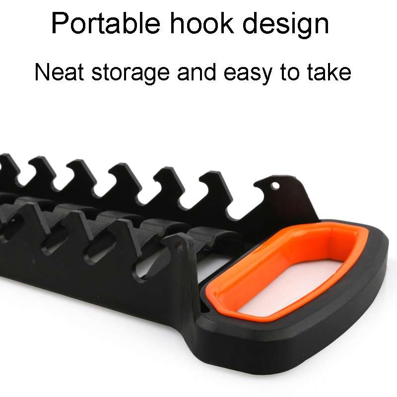 10 In 1 Ratchet Wrench Set Holder Two Way Opening Wrench Storage Rack