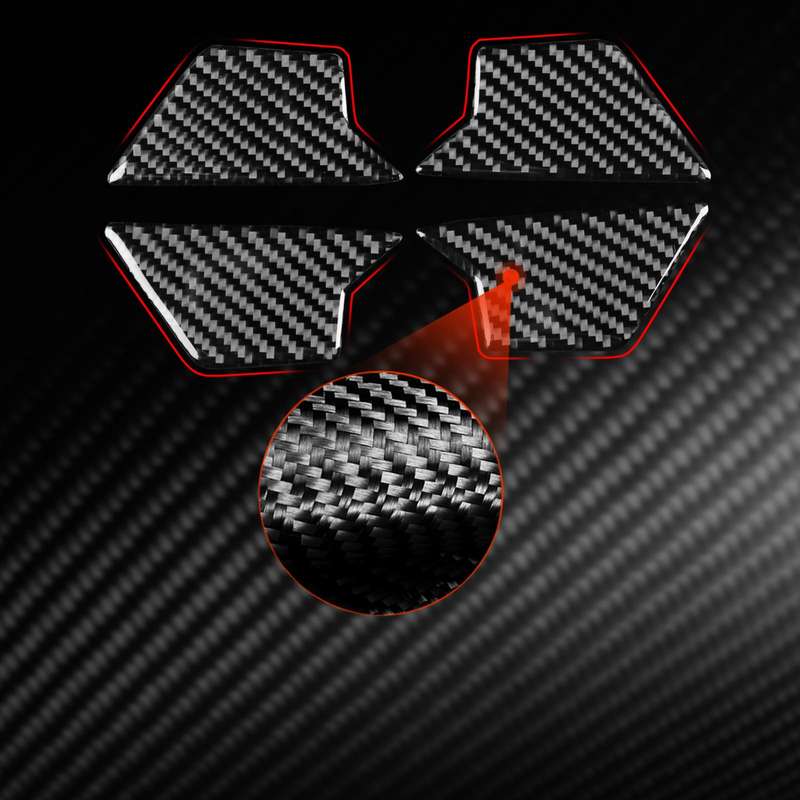 For Volkswagen Sagitar 2019-2023 4pcs /Set Left-hand Drive Door Inner Bowl Sticker(Red)