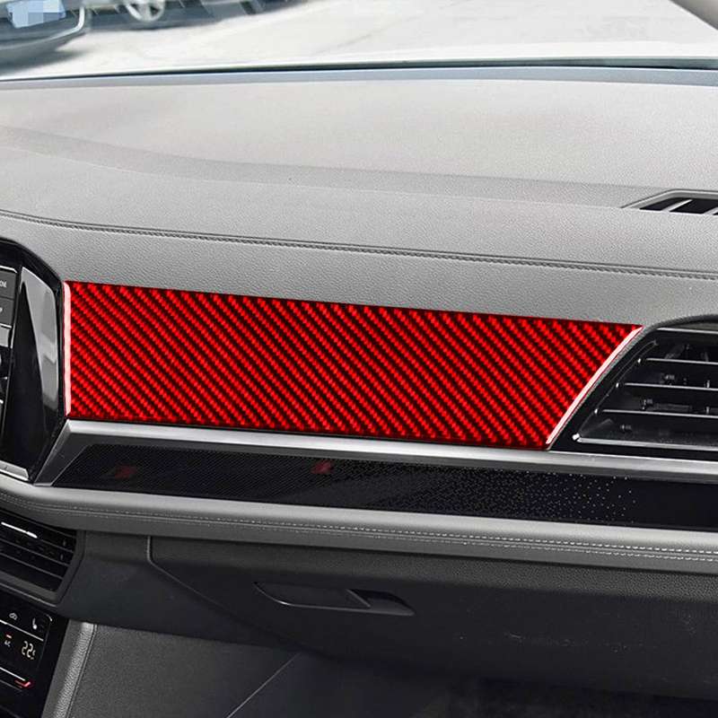 For Volkswagen Sagitar 2019-2023 Left-hand Drive Co-pilot Instrument Sticker(Black)