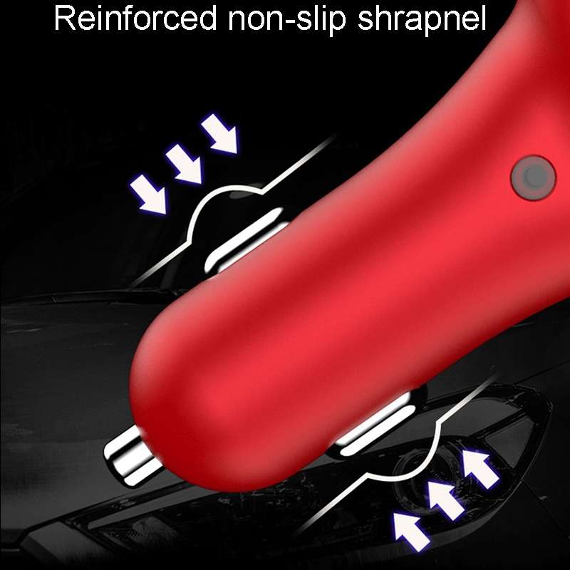 PD18W +QC 3.0 3 In 1 Retractable Car Charger With 8 Pin & Type-C/USB-C & Micro Port(Black)