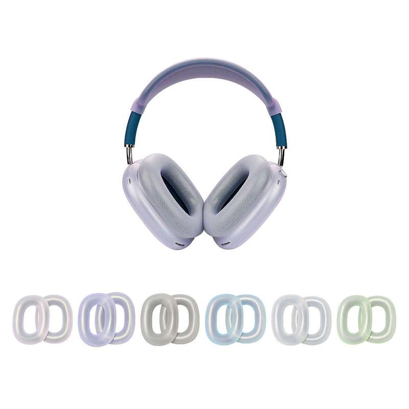 For AirPods Max Headphones Ear Cap Cover Replacement Part(Transparent)