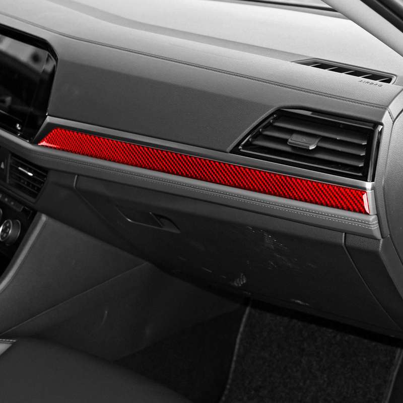 For Volkswagen Sagitar 2019-2023 Left-hand Drive Co-pilot Decorative Sticker(Red)
