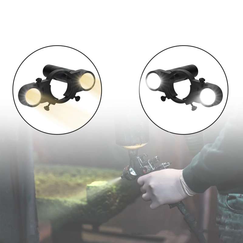 Universal Spray Machine Light Airbrush Light Adjustable Size Lighting Searchlight Fill Light Without