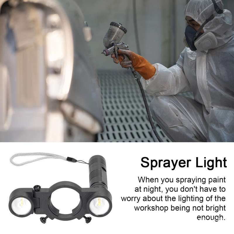 Universal Spray Machine Light Airbrush Light Adjustable Size Lighting Searchlight Fill Light Without