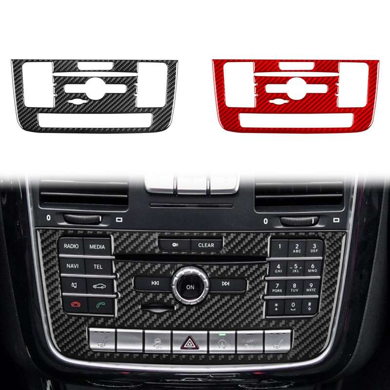 For Mercedes-Benz G-Class W463 Multimedia Panel Sticker(Black)