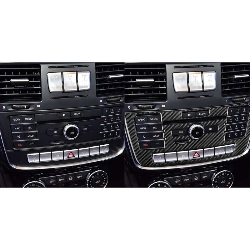 For Mercedes-Benz G-Class W463 Multimedia Panel Sticker(Black)