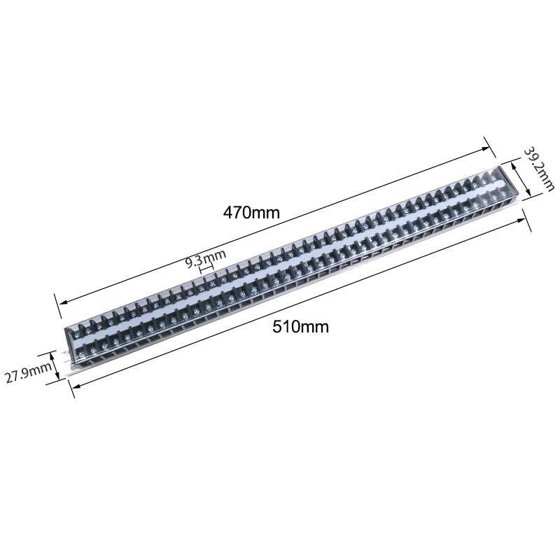CHINT TD-2040 Terminal Block Rail Type Wiring Block Paralleling Wires Wire Connector