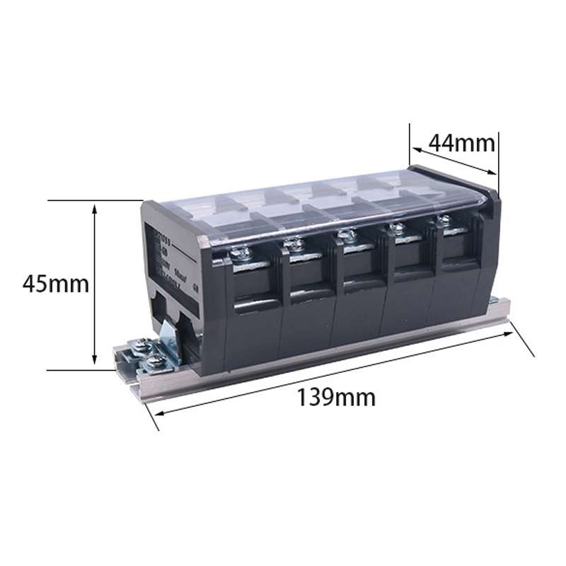 CHINT TD-605 Terminal Block Rail Type Wiring Block Paralleling Wires Wire Connector