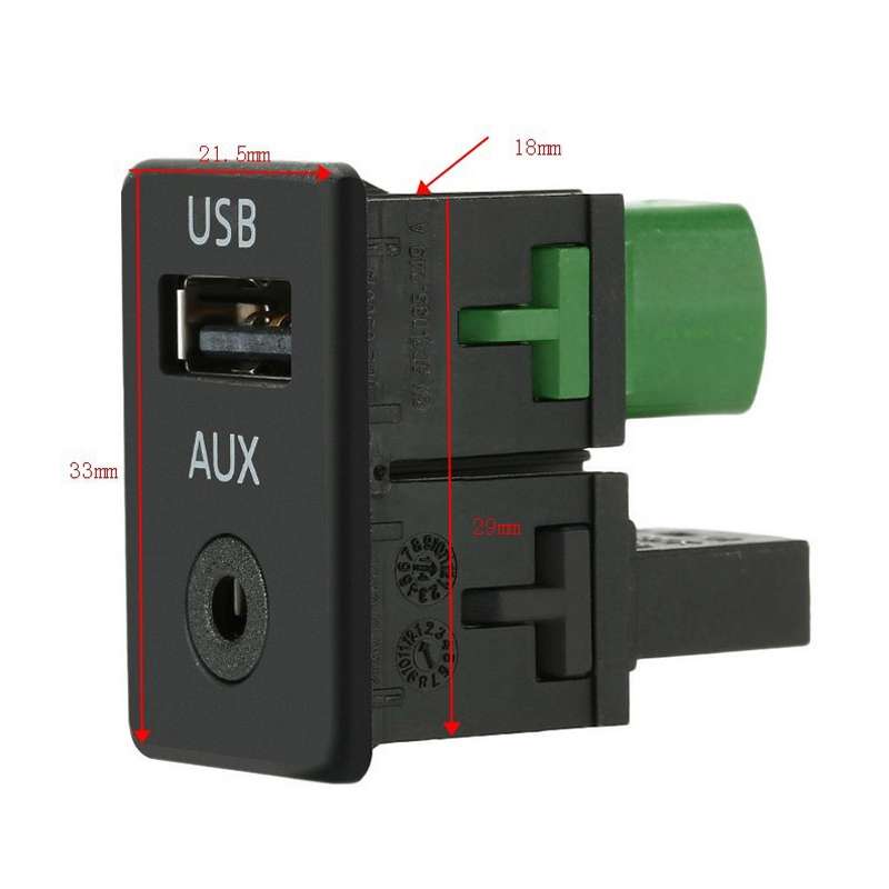 For Magotan New Touran Modified VW CD Player RCD510/310+/300+USB Switch Base+Wiring Harness(1.5m)