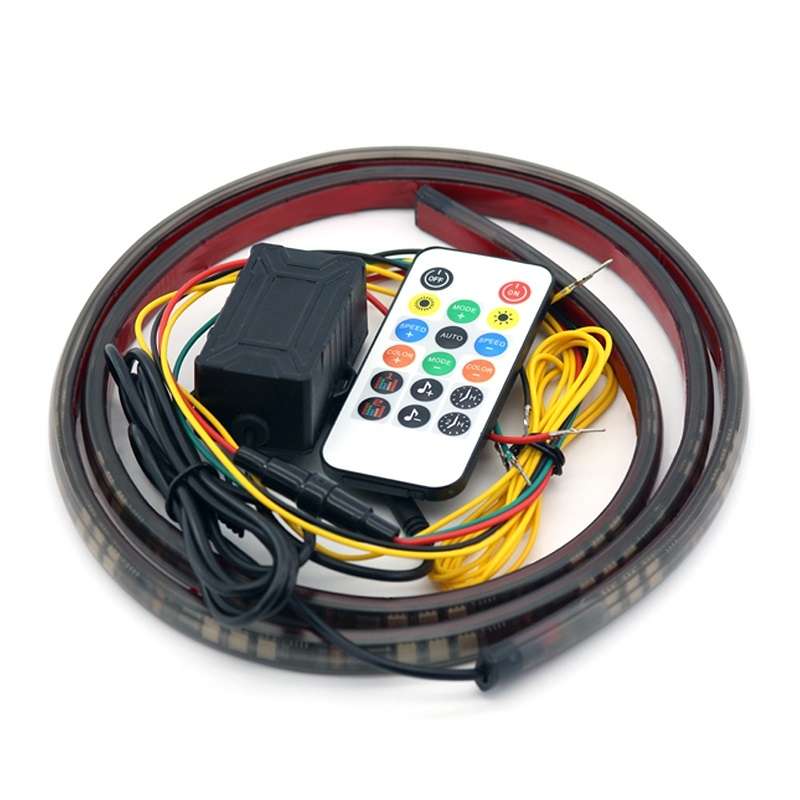 Car Phantom Daytime Running Lights LED Streamer Warning Turning Lights, Length: AR15-150cm APP+RF Mo