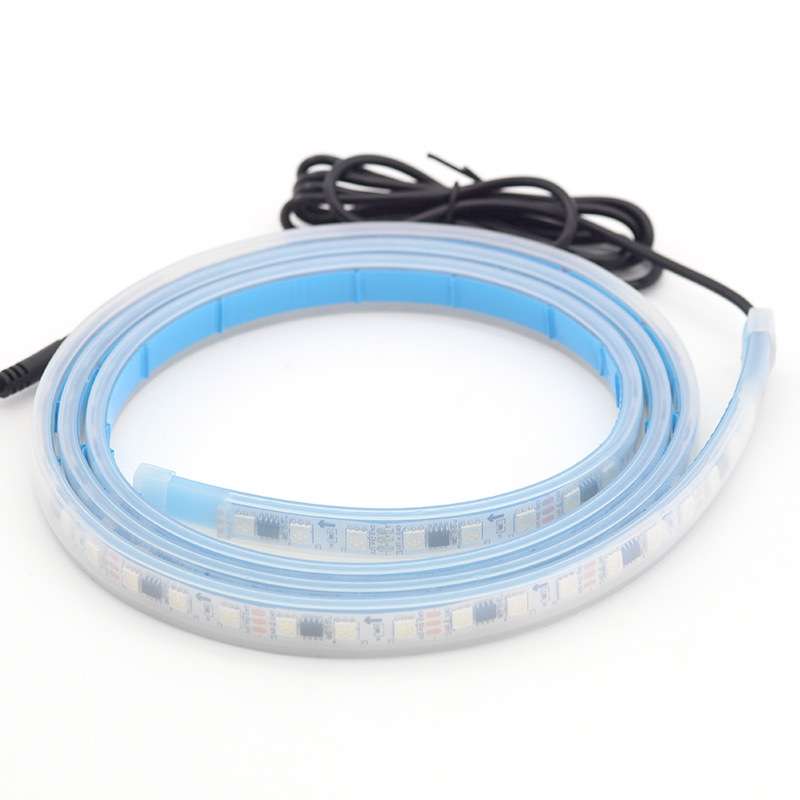 Car LED Streamer Phantom Running Lights Voice-Controlled Rhythmic Atmosphere Light With Turn Signals