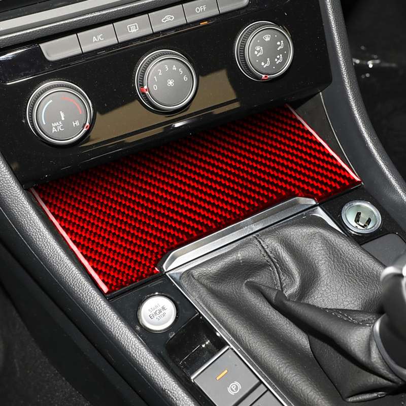 Volkswagen Sagitar 2019-2023 Left-hand Drive Central Control Storage Box Sticker(Red)