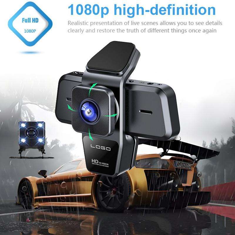 3 Recording 1080P Camera HD Mobile Phone Playback Driving Recorder(G70)