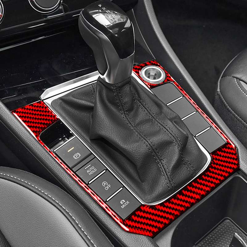 For Volkswagen Sagitar 2019-2023 A Model Left-Hand Drive Gear Panel Sticker(Red)