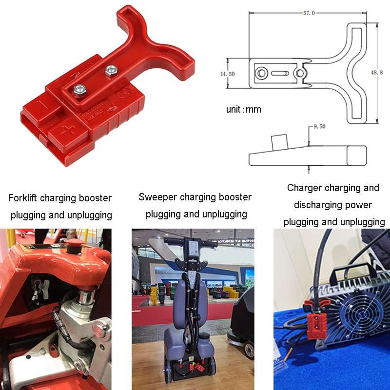 SG112G1-RE SG50A 600V Anderson Connecting Puller Solar Connector Forklift Charging Plug