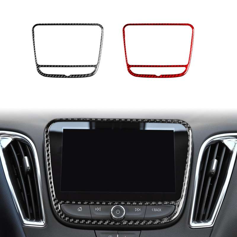 For Chevrolet Malibu 2016-2022 B Model Left-hand Drive Navigation Panel Sticker(Red)