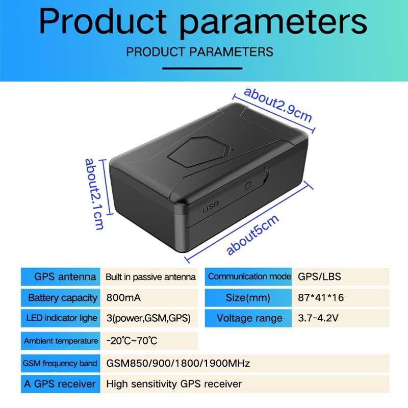 2G Car Motorcycle Waterproof GPS Tracking Locator(Box Packing)