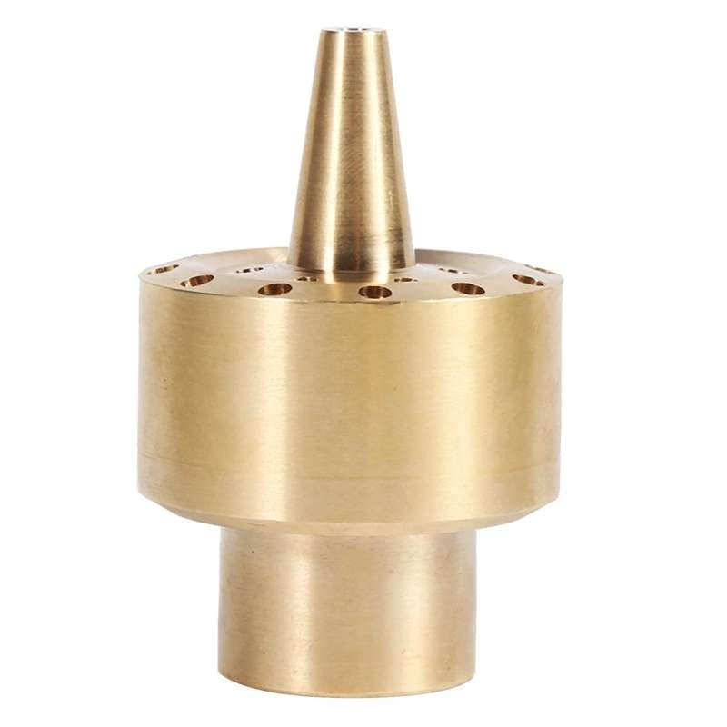 All Brass Flower Column Nozzle Inner Wire Garden Water Features Landscape Fountain Nozzle, Specifica