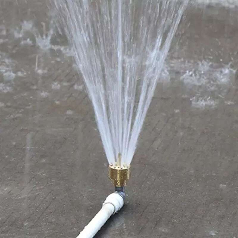 All Brass Flower Column Nozzle Inner Wire Garden Water Features Landscape Fountain Nozzle, Specifica