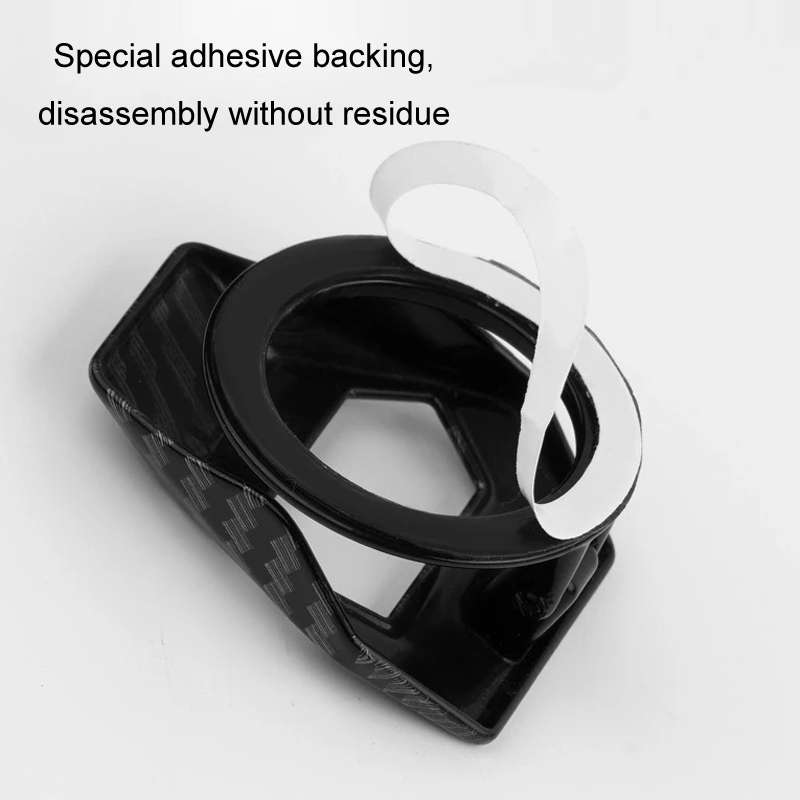 Car One-button Start Decorative Ring Knob Type Ignition Device Protective Cover(Black)