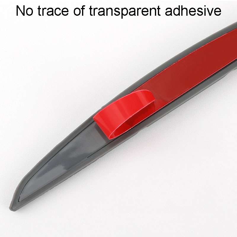 SAHNSHI 4pcs /Pack 7755 Car Door Anti-Collision Silicone Strip Bumper Mirror Thickening Decorative S
