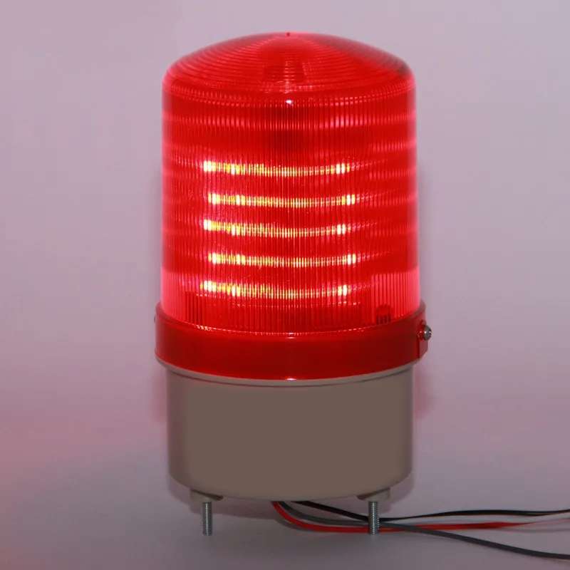 LED Rotating Warning Light Audible Alarm Light(Green)