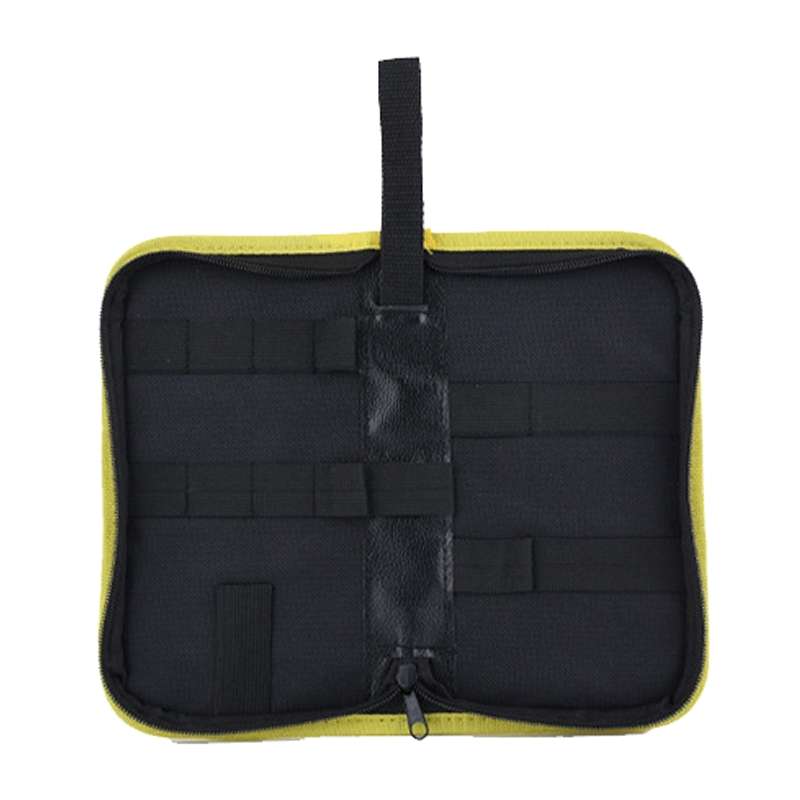 24.5 x 12 x 5cm Soldering Iron Oxford Cloth Tool Bag Electronic Accessories Tool Bag(Middle Yellow)