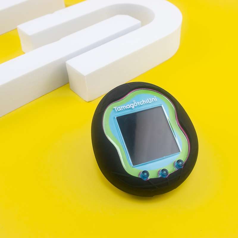 For Tamagotchi Uni (2023) Pet Game Machine Silicone Protection Case(Luminous Blue)