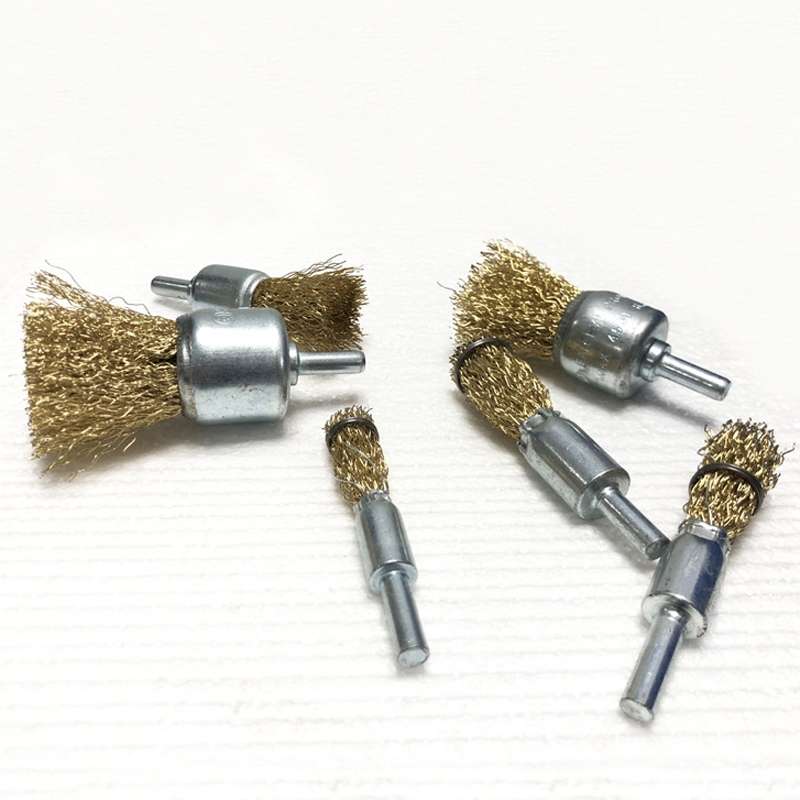 10x6x25mm 5pcs Wire Brush Industrial Grade Stainless Steel Rust Removal Wire Brush