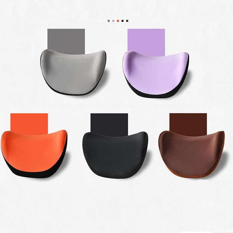 Car Memory Foam Neck Pillow Car Neck Rest Silk Pillow Car Seat Cervical Cushion, Style: Headrest Bla