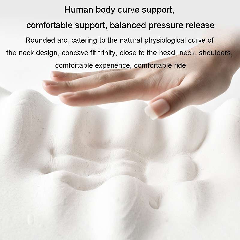 Car Memory Foam Neck Pillow Car Neck Rest Silk Pillow Car Seat Cervical Cushion, Style: Headrest Bla