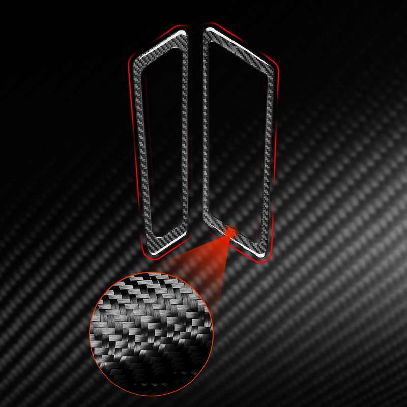 For Mercedes-Benz G-Class W463 2pcs /Set Hood Both Sides Air Vent Stickers(Red)