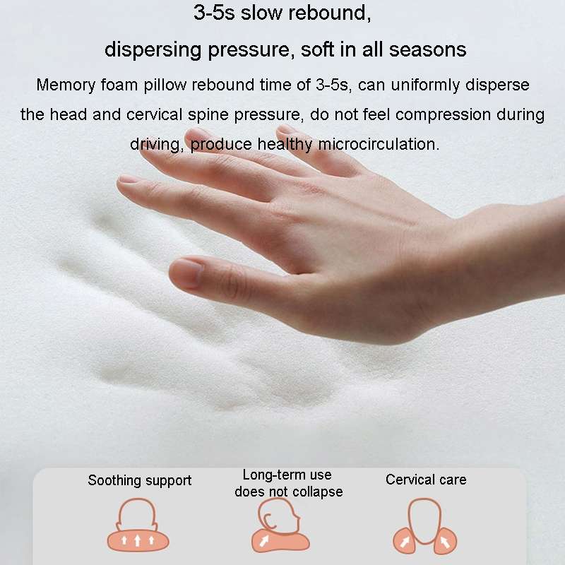 Car Cushion Driving Seat Cervical Support Backrest Pillow, Style: Waist Pad Gray