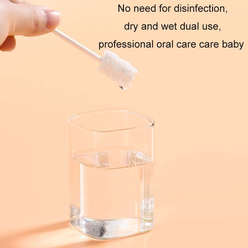 CUYUANSD 30pcs/can Baby Oral Cleaner Tongue Cleaning Gauze Swab, Style: Classic