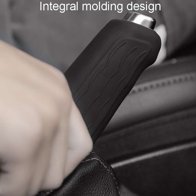 Automotive Universal Silicone Handbrake Handle Cover Brake Handle Decorative Protective Sleeve, Size