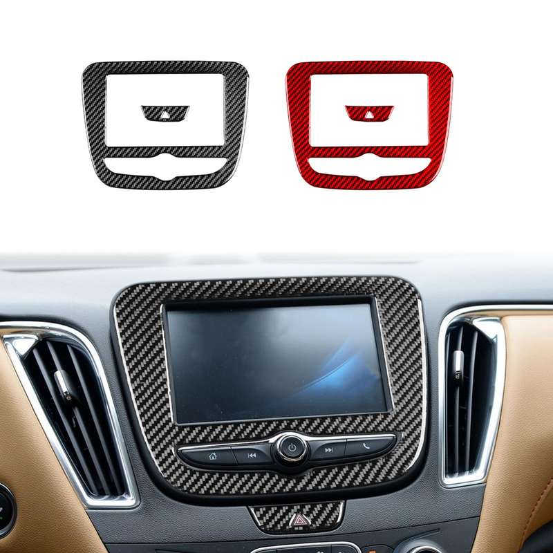 For Chevrolet Malibu XL 2016-2018 2pcs /Set Left-Hand Drive Navigation Panel Sticker(Red)