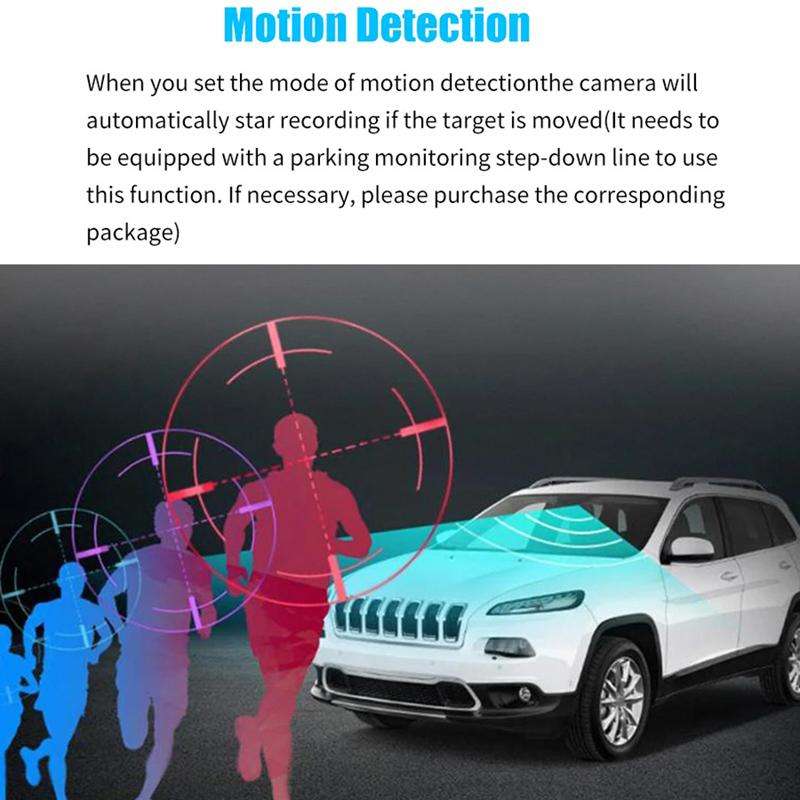 3-Inch Dual-Lens Front 4K + Rear 2K HD WiFi Connected Driving Recorder(A5)